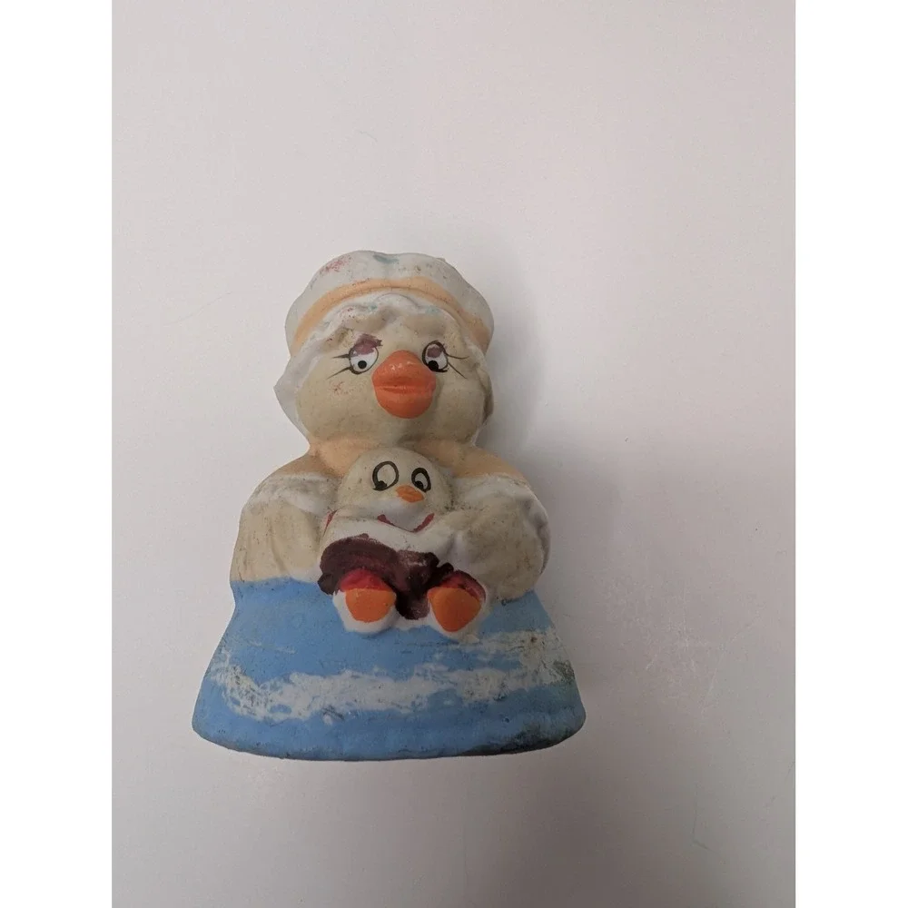 Vintage Christmas Decor Lot Santa Ornament‎ Caring Critter Chimer Bear Rainbow